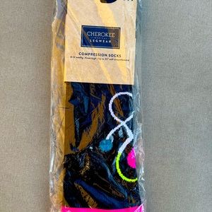 Cherokee medical/nursing compression socks. New in original package.